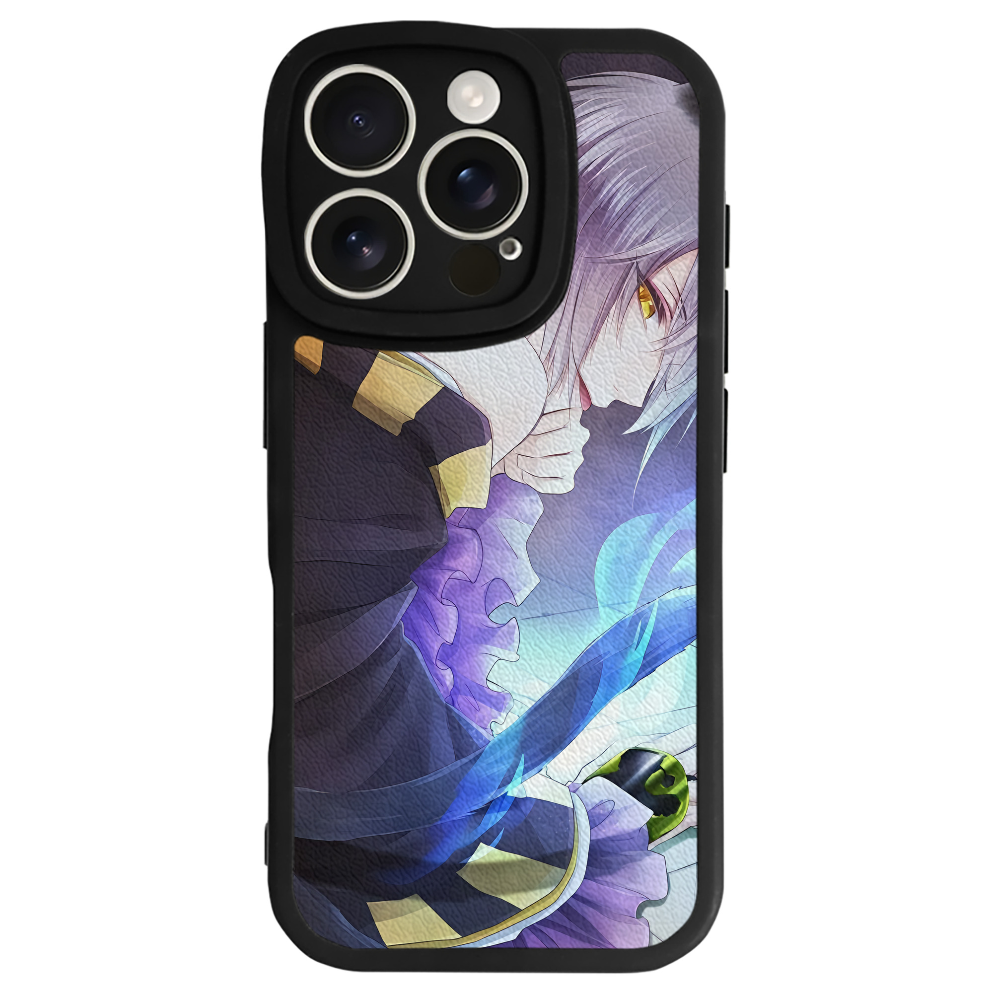 （画像用） 刀剣乱舞 Touken Ranbu 【iPhone 16シリーズ対応】シリコンスマホケース（レザー調） 材質：シリコン